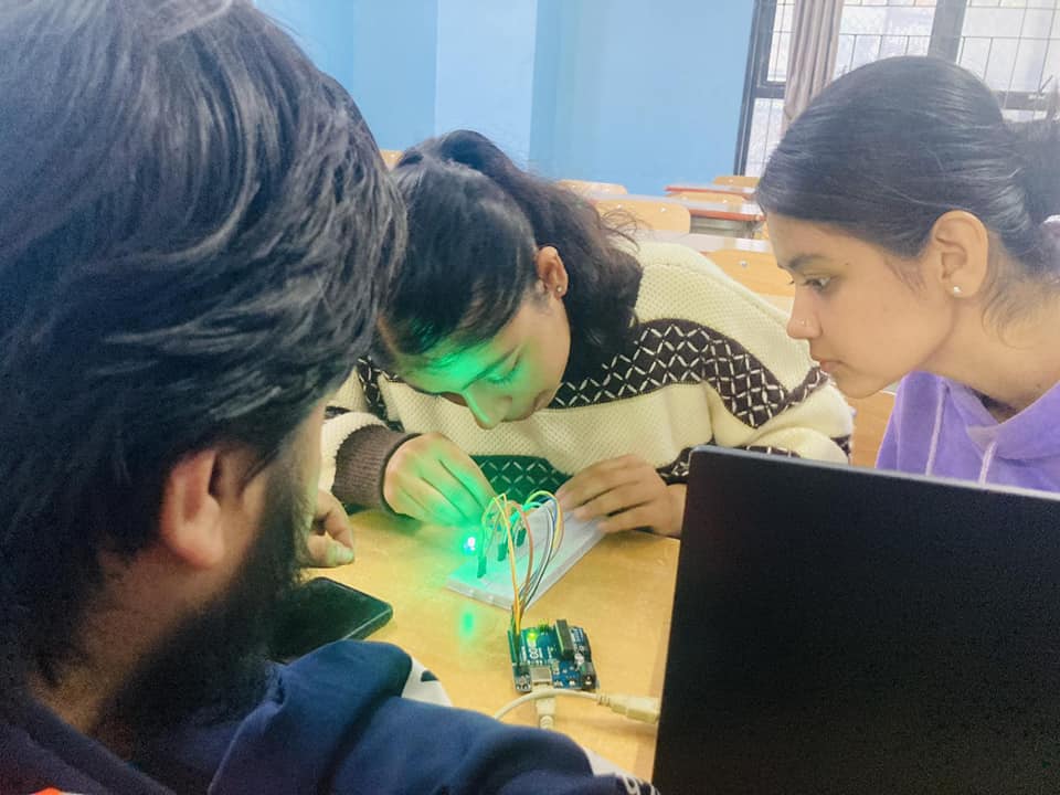 Training Program of robotics club